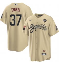 Men Arizona Diamondbacks 37 Kevin Ginkel Gold 2023 World Series City Connect Cool Base Stitched Baseball Jersey Men Arizona Diamondbacks 37 Kevin Ginkel Gold 2023 World Series City Connect Cool Base Stitched Baseball Jersey