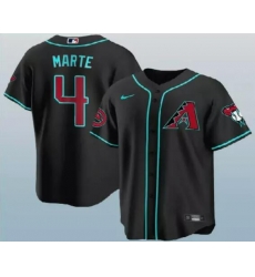 Men Arizona Diamondbacks #4 Ketel Marte 2024 Black Stitched MLB Jersey Men Arizona Diamondbacks #4 Ketel Marte 2024 Black Stitched MLB Jersey