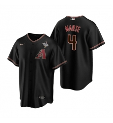 Men Arizona Diamondbacks 4 Ketel Marte Black 2023 World Series Cool Base Stitched Baseball Jersey Men Arizona Diamondbacks 4 Ketel Marte Black 2023 World Series Cool Base Stitched Baseball Jersey