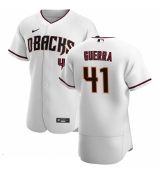 Men Arizona Diamondbacks 41 Junior Guerra Men Nike White Crimson Flex Base Home Team MLB Jersey Men Arizona Diamondbacks 41 Junior Guerra Men Nike White Crimson Flex Base Home Team MLB Jersey