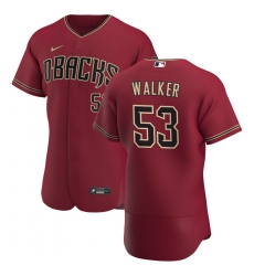 Men Arizona Diamondbacks 53 Christian Walker Men Nike Crimson Flex Base Alternate Team MLB Jersey Men Arizona Diamondbacks 53 Christian Walker Men Nike Crimson Flex Base Alternate Team MLB Jersey