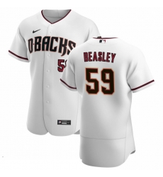 Men Arizona Diamondbacks 59 Jeremy Beasley Men Nike White Crimson Flex Base Home Team MLB Jersey Men Arizona Diamondbacks 59 Jeremy Beasley Men Nike White Crimson Flex Base Home Team MLB Jersey