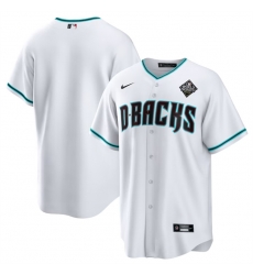 Men Arizona Diamondbacks Blank White 2023 World Series Cool Base Stitched Baseball Jersey Men Arizona Diamondbacks Blank White 2023 World Series Cool Base Stitched Baseball Jersey