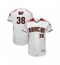 Mens Arizona Diamondbacks 38 Robbie Ray White Home Authentic Collection Flex Base Baseball Jersey Mens Arizona Diamondbacks 38 Robbie Ray White Home Authentic Collection Flex Base Baseball Jersey