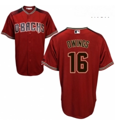 Mens Majestic Arizona Diamondbacks 16 Chris Owings Replica Red Alternate Cool Base MLB Jersey Mens Majestic Arizona Diamondbacks 16 Chris Owings Replica Red Alternate Cool Base MLB Jersey
