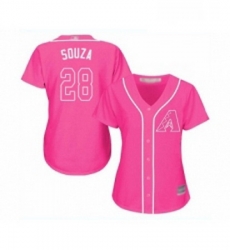 Womens Arizona Diamondbacks 28 Steven Souza Replica Pink Fashion Baseball Jersey Womens Arizona Diamondbacks 28 Steven Souza Replica Pink Fashion Baseball Jersey