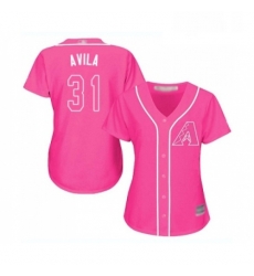 Womens Arizona Diamondbacks 31 Alex Avila Replica Pink Fashion Baseball Jersey Womens Arizona Diamondbacks 31 Alex Avila Replica Pink Fashion Baseball Jersey