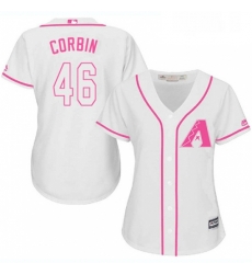 Womens Majestic Arizona Diamondbacks 46 Patrick Corbin Replica White Fashion MLB Jersey Womens Majestic Arizona Diamondbacks 46 Patrick Corbin Replica White Fashion MLB Jersey