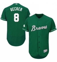 Mens Majestic Atlanta Braves 8 Bob Uecker Green Celtic Flexbase Authentic Collection MLB Jersey Mens Majestic Atlanta Braves 8 Bob Uecker Green Celtic Flexbase Authentic Collection MLB Jersey