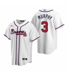 Mens Nike Atlanta Braves 3 Dale Murphy White Home Stitched Baseball Jerse Mens Nike Atlanta Braves 3 Dale Murphy White Home Stitched Baseball Jerse