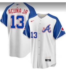 Youth Atlanta Braves 13 Ronald Acu F1a Jr White 2023 City Connect With Patch Stitched Baseball Jersey Youth Atlanta Braves 13 Ronald Acu F1a Jr White 2023 City Connect With Patch Stitched Baseball Jersey