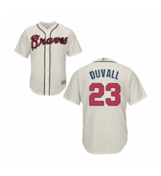 Youth Atlanta Braves 23 Adam Duvall Replica Cream Alternate 2 Cool Base Baseball Jersey Youth Atlanta Braves 23 Adam Duvall Replica Cream Alternate 2 Cool Base Baseball Jersey