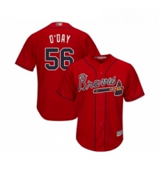 Youth Atlanta Braves 56 Darren O Day Replica Red Alternate Cool Base Baseball Jersey Youth Atlanta Braves 56 Darren O Day Replica Red Alternate Cool Base Baseball Jersey