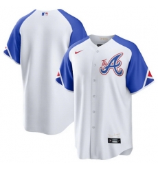 Youth Atlanta Braves Blank White 2023 City Connect Stitched Baseball Jersey Youth Atlanta Braves Blank White 2023 City Connect Stitched Baseball Jersey