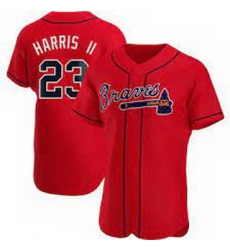 Youth Atlanta Braves Michael Harris II Authentic Red Alternate Jersey Youth Atlanta Braves Michael Harris II Authentic Red Alternate Jersey