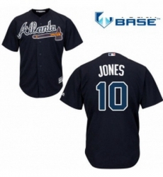Youth Majestic Atlanta Braves 10 Chipper Jones Replica Blue Alternate Road Cool Base MLB Jersey Youth Majestic Atlanta Braves 10 Chipper Jones Replica Blue Alternate Road Cool Base MLB Jersey