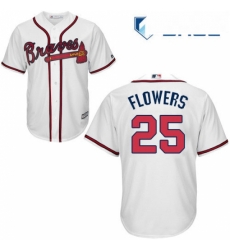 Youth Majestic Atlanta Braves 25 Tyler Flowers Authentic White Home Cool Base MLB Jersey Youth Majestic Atlanta Braves 25 Tyler Flowers Authentic White Home Cool Base MLB Jersey
