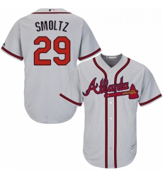 Youth Majestic Atlanta Braves 29 John Smoltz Authentic Grey Road Cool Base MLB Jersey Youth Majestic Atlanta Braves 29 John Smoltz Authentic Grey Road Cool Base MLB Jersey