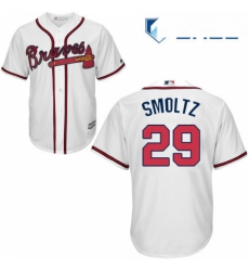 Youth Majestic Atlanta Braves 29 John Smoltz Authentic White Home Cool Base MLB Jersey Youth Majestic Atlanta Braves 29 John Smoltz Authentic White Home Cool Base MLB Jersey