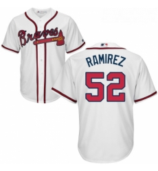 Youth Majestic Atlanta Braves 52 Jose Ramirez Authentic White Home Cool Base MLB Jersey Youth Majestic Atlanta Braves 52 Jose Ramirez Authentic White Home Cool Base MLB Jersey