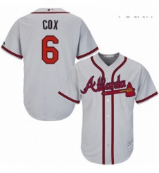 Youth Majestic Atlanta Braves 6 Bobby Cox Replica Grey Road Cool Base MLB Jersey Youth Majestic Atlanta Braves 6 Bobby Cox Replica Grey Road Cool Base MLB Jersey