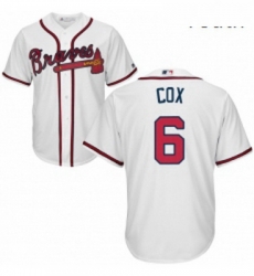 Youth Majestic Atlanta Braves 6 Bobby Cox Replica White Home Cool Base MLB Jersey Youth Majestic Atlanta Braves 6 Bobby Cox Replica White Home Cool Base MLB Jersey