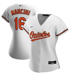 Baltimore Orioles 16 Trey Mancini Nike Women Home 2020 MLB Player Jersey White Baltimore Orioles 16 Trey Mancini Nike Women Home 2020 MLB Player Jersey White