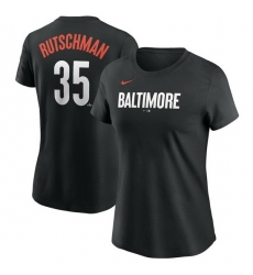 Women Baltimore Orioles 35 Adley Rutschman Black 2023 City Connect Name 26 Number T Shirt Women Baltimore Orioles 35 Adley Rutschman Black 2023 City Connect Name 26 Number T Shirt