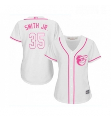 Womens Baltimore Orioles 35 Dwight Smith Jr Replica White Fashion Cool Base Baseball Jersey Womens Baltimore Orioles 35 Dwight Smith Jr Replica White Fashion Cool Base Baseball Jersey