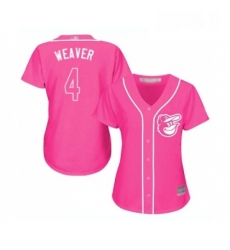 Womens Baltimore Orioles 4 Earl Weaver Replica Pink Fashion Cool Base Baseball Jersey Womens Baltimore Orioles 4 Earl Weaver Replica Pink Fashion Cool Base Baseball Jersey