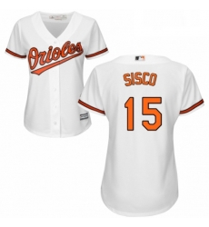 Womens Majestic Baltimore Orioles 15 Chance Sisco Replica White Home Cool Base MLB Jersey Womens Majestic Baltimore Orioles 15 Chance Sisco Replica White Home Cool Base MLB Jersey