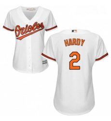 Womens Majestic Baltimore Orioles 2 JJ Hardy Replica White Home Cool Base MLB Jersey Womens Majestic Baltimore Orioles 2 JJ Hardy Replica White Home Cool Base MLB Jersey