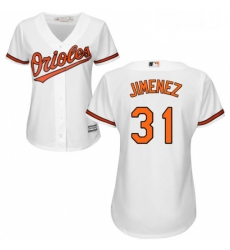 Womens Majestic Baltimore Orioles 31 Ubaldo Jimenez Authentic White Home Cool Base MLB Jersey Womens Majestic Baltimore Orioles 31 Ubaldo Jimenez Authentic White Home Cool Base MLB Jersey