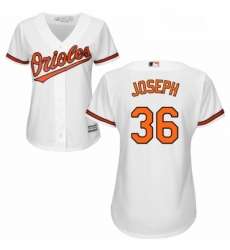 Womens Majestic Baltimore Orioles 36 Caleb Joseph Replica White Home Cool Base MLB Jersey Womens Majestic Baltimore Orioles 36 Caleb Joseph Replica White Home Cool Base MLB Jersey