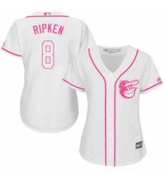 Womens Majestic Baltimore Orioles 8 Cal Ripken Authentic White Fashion Cool Base MLB Jersey Womens Majestic Baltimore Orioles 8 Cal Ripken Authentic White Fashion Cool Base MLB Jersey
