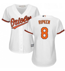 Womens Majestic Baltimore Orioles 8 Cal Ripken Replica White Home Cool Base MLB Jersey Womens Majestic Baltimore Orioles 8 Cal Ripken Replica White Home Cool Base MLB Jersey