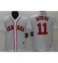 Men Boston Red Sox 11 Rafael Devers White New Cool Base Stitched Nike Jersey Men Boston Red Sox 11 Rafael Devers White New Cool Base Stitched Nike Jersey