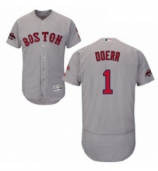 Mens Majestic Boston Red Sox 1 Bobby Doerr Grey Road Flex Base Authentic Collection 2018 World Series Jersey Mens Majestic Boston Red Sox 1 Bobby Doerr Grey Road Flex Base Authentic Collection 2018 World Series Jersey
