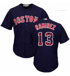 Mens Majestic Boston Red Sox 13 Hanley Ramirez Authentic Navy Blue Team Logo Fashion Cool Base MLB Jersey Mens Majestic Boston Red Sox 13 Hanley Ramirez Authentic Navy Blue Team Logo Fashion Cool Base MLB Jersey