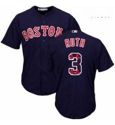 Mens Majestic Boston Red Sox 3 Babe Ruth Authentic Navy Blue Team Logo Fashion Cool Base MLB Jersey Mens Majestic Boston Red Sox 3 Babe Ruth Authentic Navy Blue Team Logo Fashion Cool Base MLB Jersey