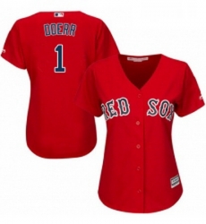 Womens Majestic Boston Red Sox 1 Bobby Doerr Authentic Red Alternate Home MLB Jersey Womens Majestic Boston Red Sox 1 Bobby Doerr Authentic Red Alternate Home MLB Jersey