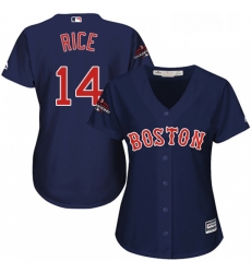 Womens Majestic Boston Red Sox 14 Jim Rice Authentic Navy Blue Alternate Road 2018 World Series Champions MLB Jersey Womens Majestic Boston Red Sox 14 Jim Rice Authentic Navy Blue Alternate Road 2018 World Series Champions MLB Jersey