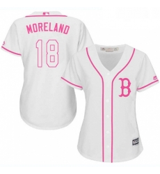 Womens Majestic Boston Red Sox 18 Mitch Moreland Replica White Fashion MLB Jersey Womens Majestic Boston Red Sox 18 Mitch Moreland Replica White Fashion MLB Jersey