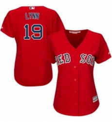 Womens Majestic Boston Red Sox 19 Fred Lynn Authentic Red Alternate Home MLB Jersey Womens Majestic Boston Red Sox 19 Fred Lynn Authentic Red Alternate Home MLB Jersey