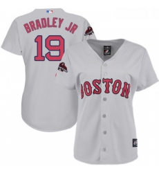 Womens Majestic Boston Red Sox 19 Jackie Bradley Jr Authentic Grey Road 2018 World Series Champions MLB Jersey Womens Majestic Boston Red Sox 19 Jackie Bradley Jr Authentic Grey Road 2018 World Series Champions MLB Jersey