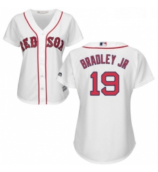 Womens Majestic Boston Red Sox 19 Jackie Bradley Jr Replica White Home MLB Jersey Womens Majestic Boston Red Sox 19 Jackie Bradley Jr Replica White Home MLB Jersey