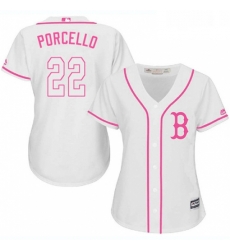 Womens Majestic Boston Red Sox 22 Rick Porcello Authentic White Fashion MLB Jersey Womens Majestic Boston Red Sox 22 Rick Porcello Authentic White Fashion MLB Jersey