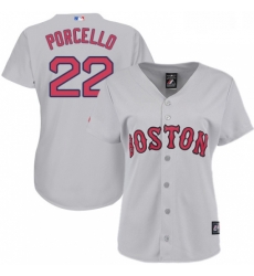 Womens Majestic Boston Red Sox 22 Rick Porcello Replica Grey Road MLB Jersey Womens Majestic Boston Red Sox 22 Rick Porcello Replica Grey Road MLB Jersey