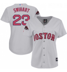 Womens Majestic Boston Red Sox 23 Blake Swihart Authentic Grey Road 2018 World Series Champions MLB Jersey Womens Majestic Boston Red Sox 23 Blake Swihart Authentic Grey Road 2018 World Series Champions MLB Jersey