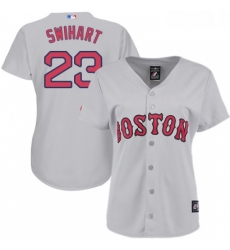 Womens Majestic Boston Red Sox 23 Blake Swihart Authentic Grey Road MLB Jersey Womens Majestic Boston Red Sox 23 Blake Swihart Authentic Grey Road MLB Jersey